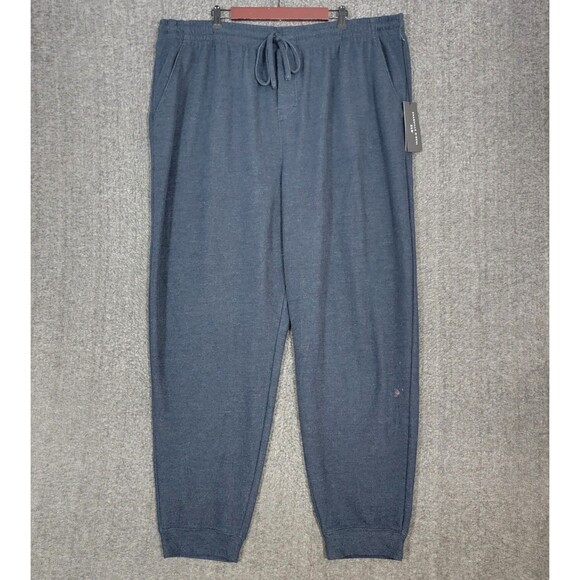 Shaquille O'Neal Sweatpants Mens 4XLT Big and Tall XLG Blue Athletic Lounge - Picture 1 of 15